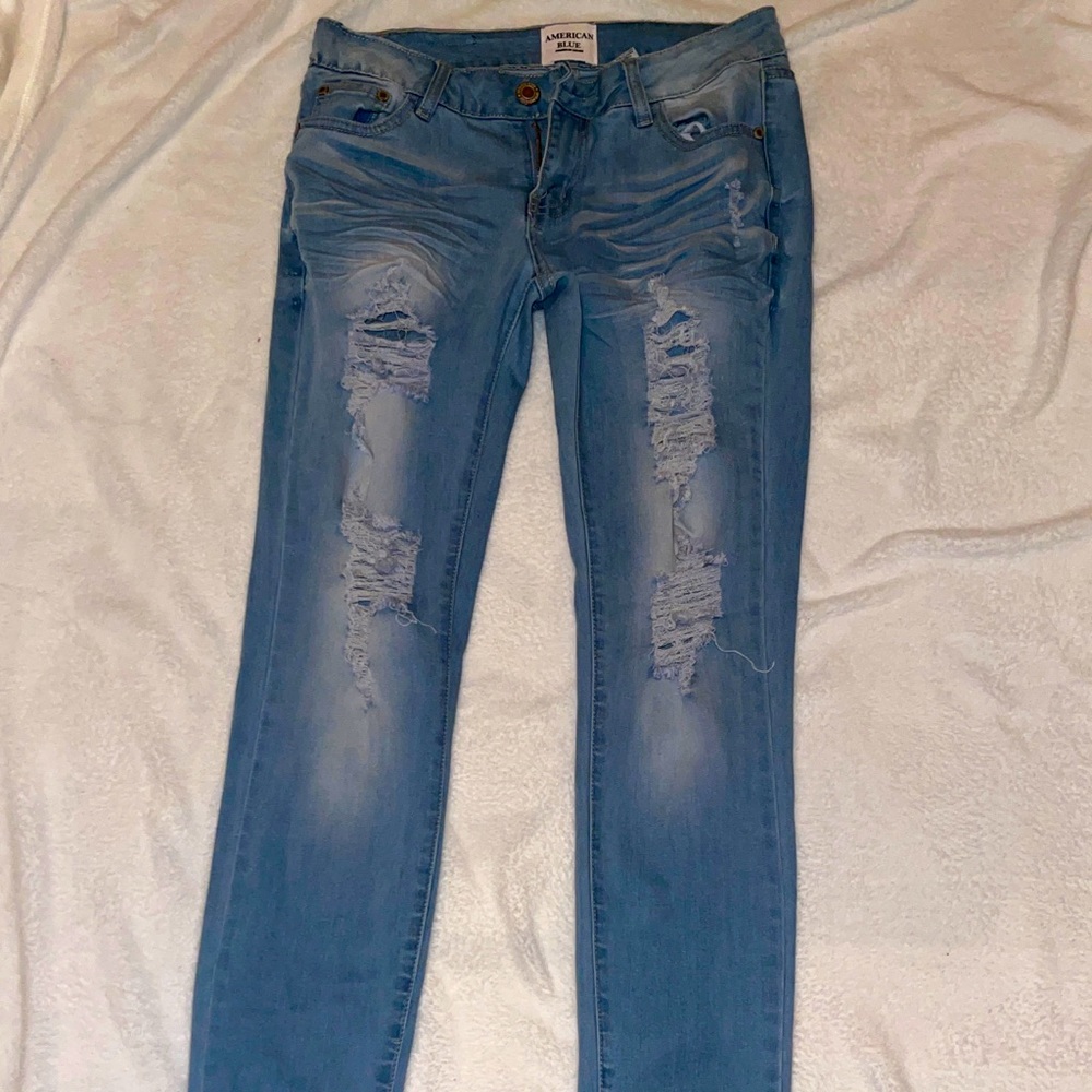 American Blue Premium distressed skinny jeans